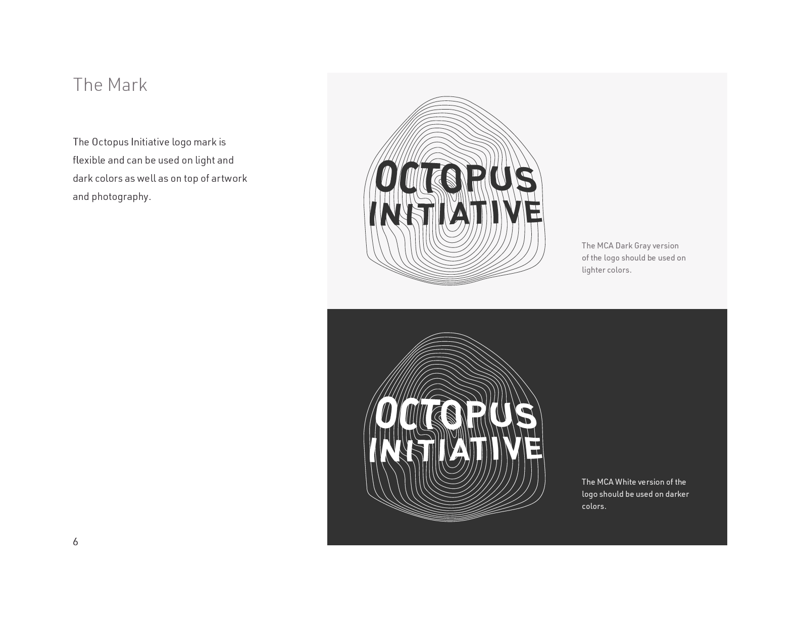 The Octopus Initiative Brand Guidelines - Page 6
