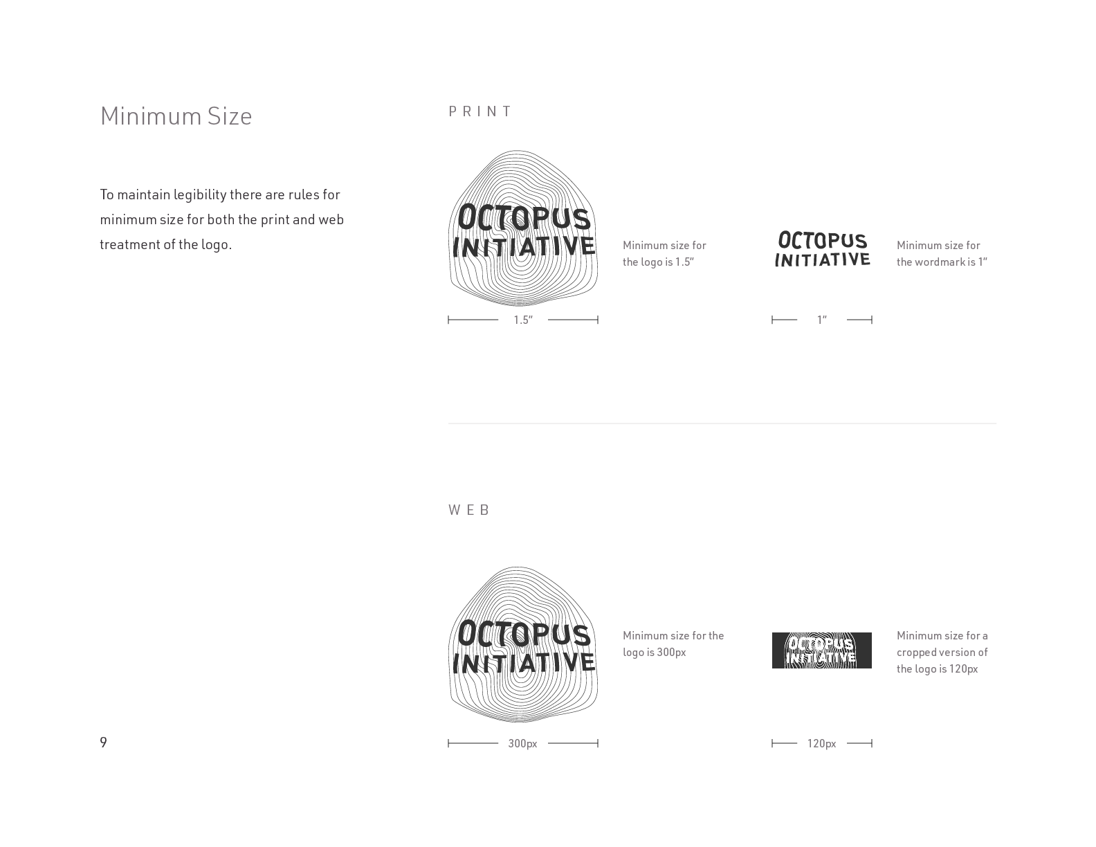 The Octopus Initiative Brand Guidelines - Page 9