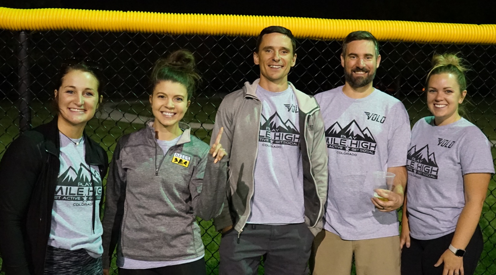 Photo of the Aten kickball team