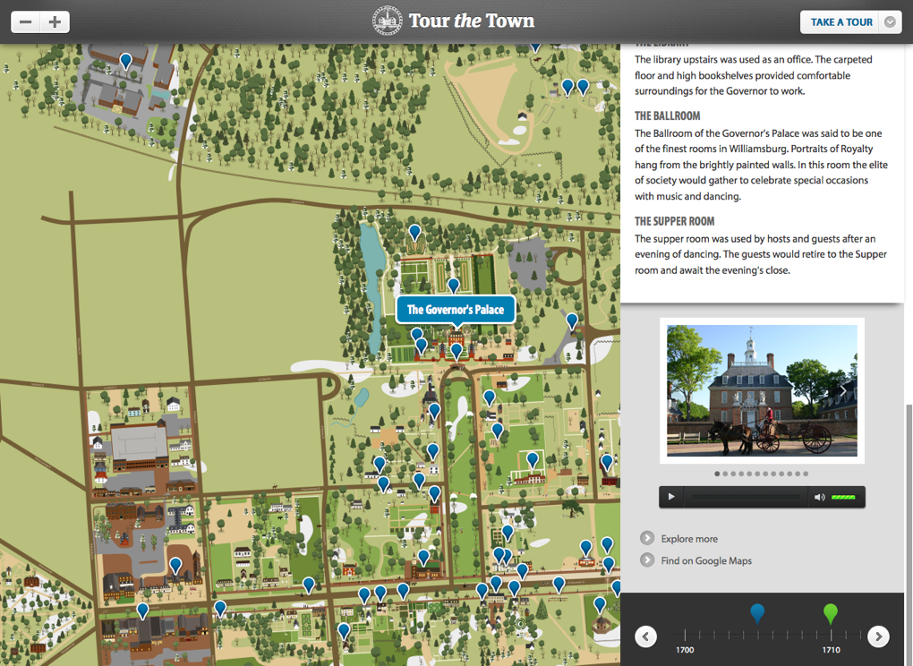 colonial williamsburg tour map