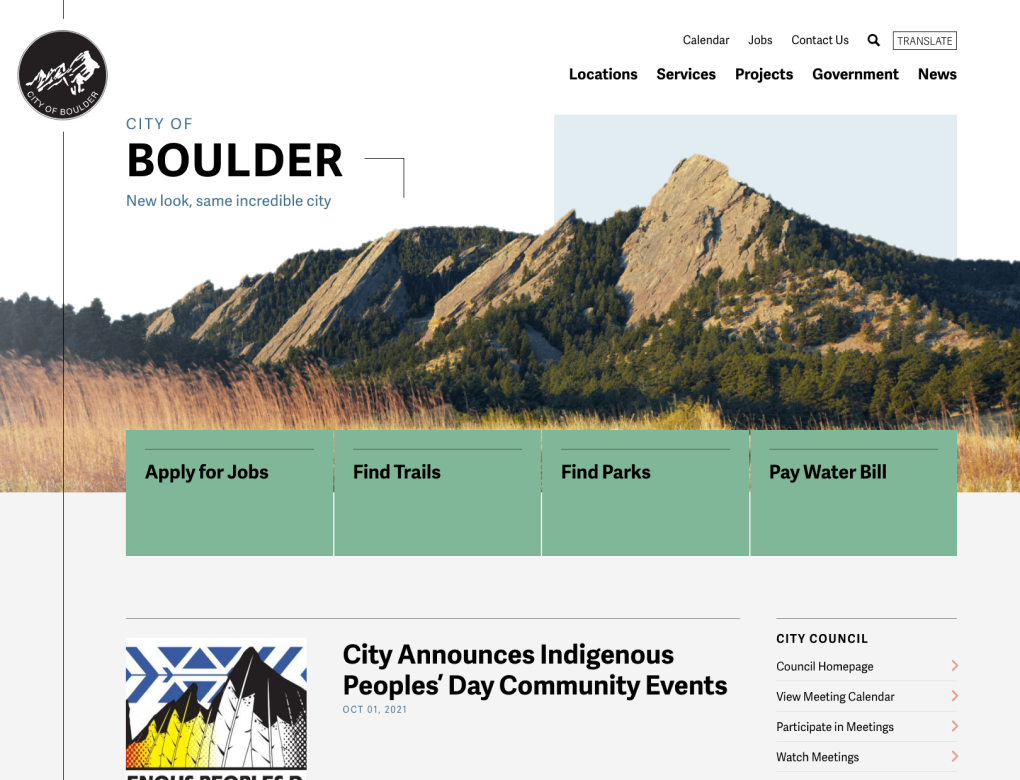 City of Boulder - Screenshot