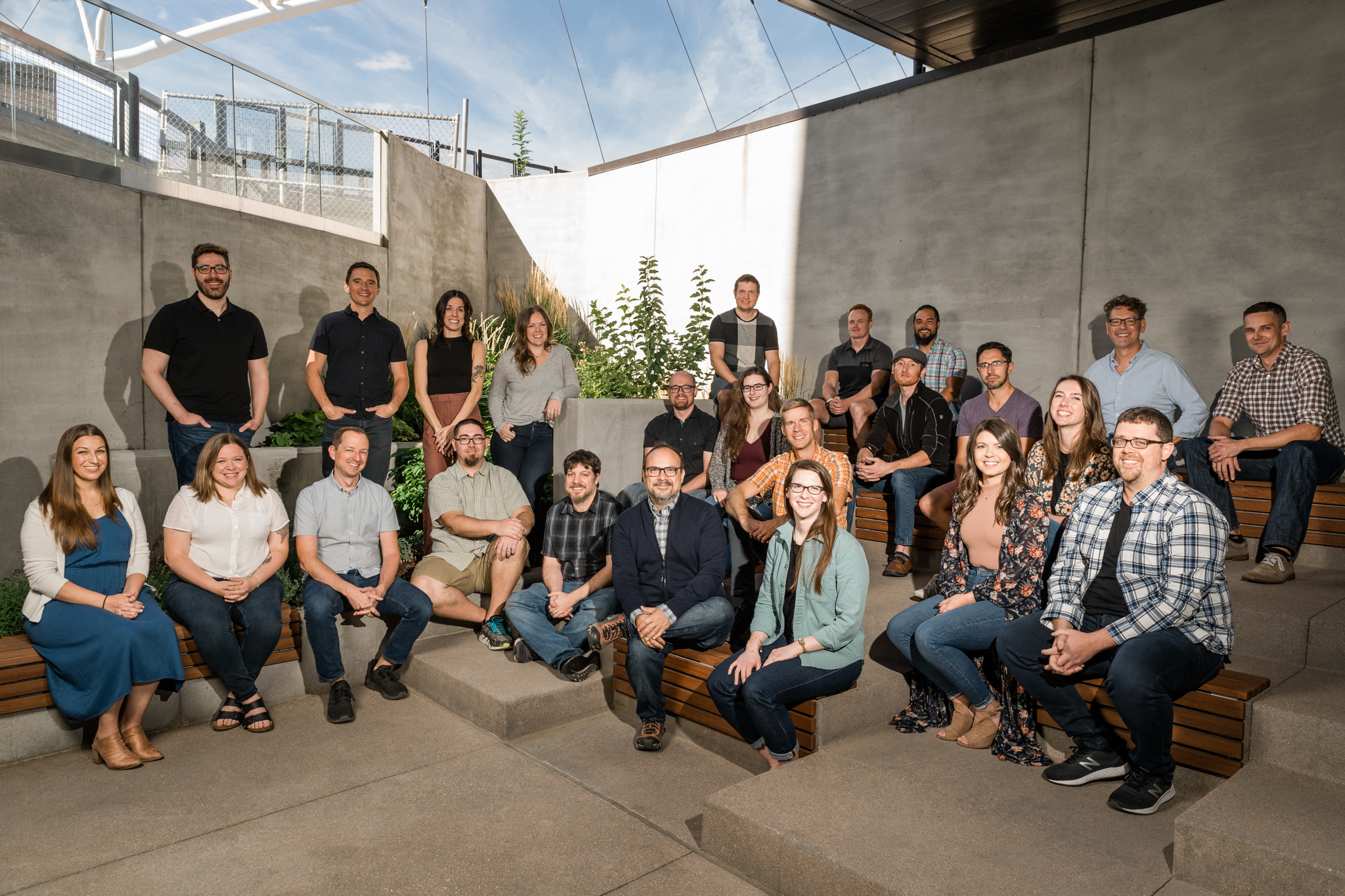 Photograph of the Aten team during 2022 annual summit