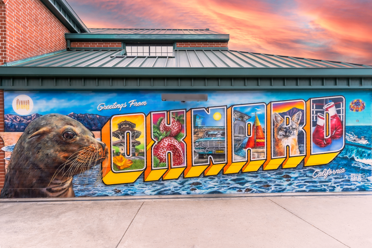 Oxnard wall mural