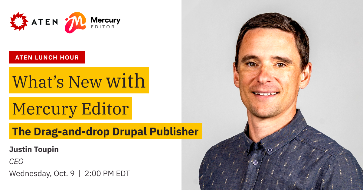 What's new with Mercury Editor: the drag-and-drop Drupal publisher ...