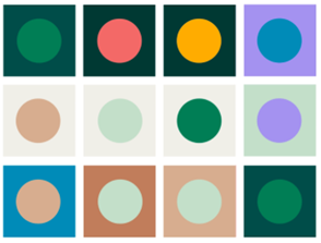 Illustration of color options