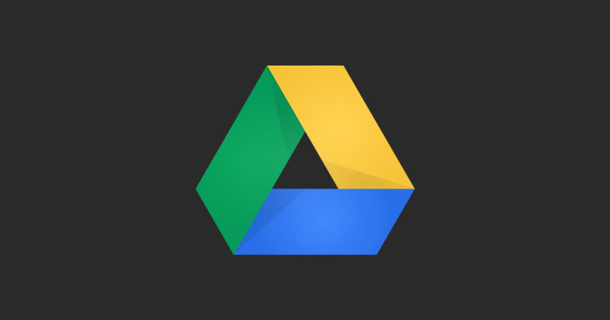 google drive logo on desktop